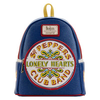Beatles - Sargento. Pepper's Lonely Hearts Club Band Mini mochila de hombro con correa doble de LOUNGEFLY 
