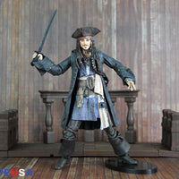 Piratas del Caribe - Figura de acción de Jack Sparrow Deluxe de Diamond Select