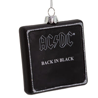 AC/DC - Back in Black Album Cover Ornament 3.5-Inch Glass por Kurt Adler Inc.
