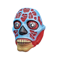 They Live - Máscara facial de inyección alienígena masculina de Trick or Treat Studios