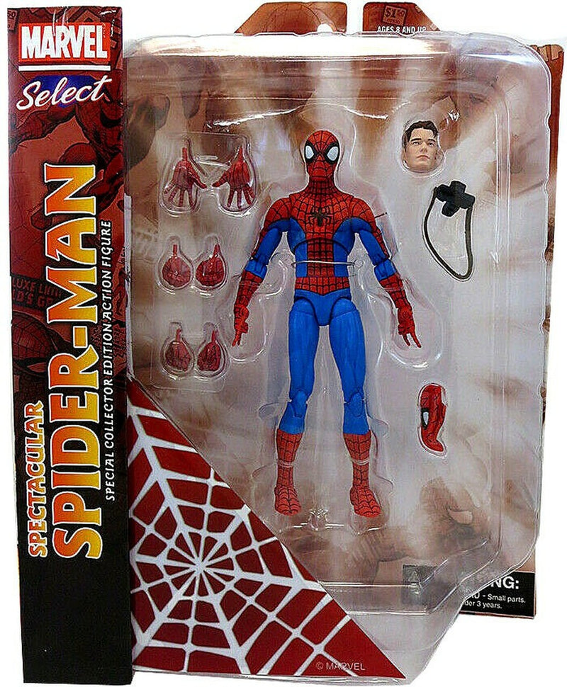 Diamond Select 12.75 Marvel the Spectacular Spiderman Action Figure