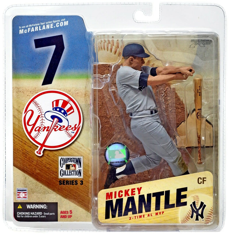 New York Yankees Mickey Mantle McFarlane MLB Cooperstown Collection Series  5 Figure