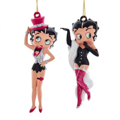 Betty Boop - Set of 2 Blow Mold Ornaments by Kurt Adler Inc.