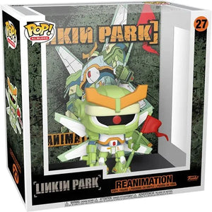 Linkin Park - Rocas: ¡Funko Pop! Figura de vinilo en Reanimación Pop! Portada del álbum Estuche rígido 