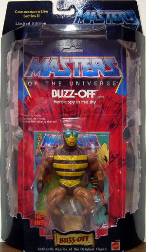 Masters of the Universe - Figura de acción de la serie conmemorativa Buzz-Off de Mattel
