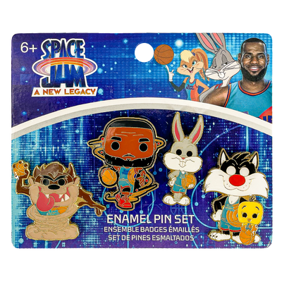 Space Jam: A New Legacy - Tune Squad 4pc Enamel Pin Set by Funko