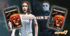 Halloween Movie II - Michael Myers &amp; Laurie Strode Set de 2 figuras de reacción de 3 3/3" de Super 7