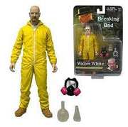 Mezco Toyz Breaking Bad 6" Walter White Hazmat Figura (traje amarillo)