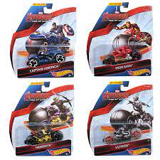 Marvel - Avengers Age of Ultron Complete Set of 4 Die-Cast Cars Hot Wheels by Mattel