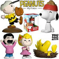 Peanuts - Juego completo de 5 figuras de vinilo en caja individual de YouTooz Collectibles