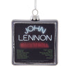 John Lennon - Glass Album Ornament  by Kurt Adler Inc.