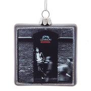 John Lennon - Glass Album Ornament  by Kurt Adler Inc.