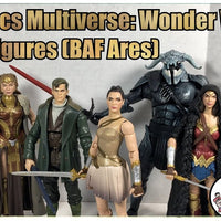 DC Comics Multiverse - Wonder Woman Juego de 4 figuras de acción de Mattel