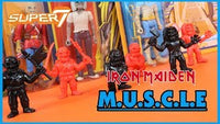 Iron Maiden - Juego de minifiguras rojas MUSCLE de SUPER 7
