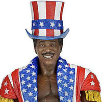 Rocky IV - Apollo Creed 40th anniversary Uncle Sam Hat & Coat  7" Action Figure by NECA