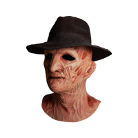 A Nightmare on Elm Street 2: Freddy's Revenge - Deluxe FREDDY MASK with Fedora Hat by Trick or Treat Studios
