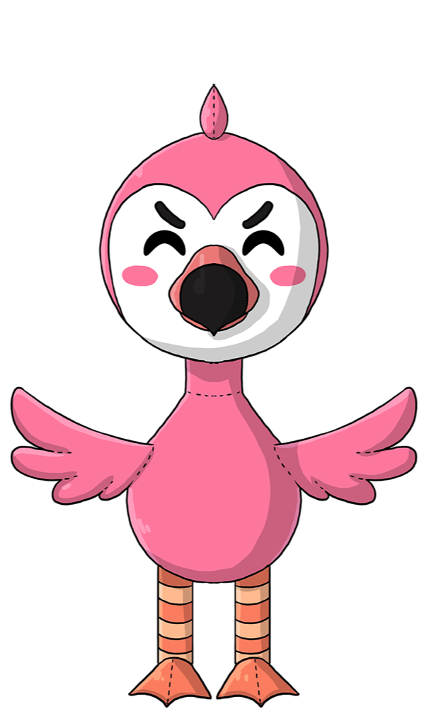 Flamingo - Gaming Flamingo 1 foot tall Plushie by YouTooz Collectibles