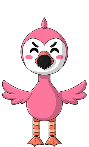 Flamingo - Gaming Flamingo 1 foot tall Plushie by YouTooz Collectibles