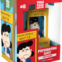 Peanuts - Figura de vinilo en caja psiquiátrica de Lucy de YouTooz Collectibles