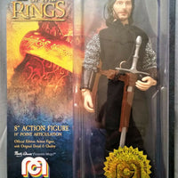 El Señor de los Anillos - Aragorn &amp; Legolas Conjunto de 2 piezas Figuras de acción de Mego
