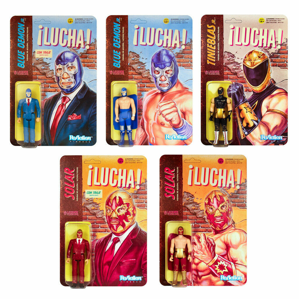 LUCHA LIBRE Set of pieces ReAction 3/4-Inch Retro Action