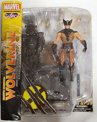 Marvel Select - Brown Uniform WOLVERINE Action Figure by Diamond Select