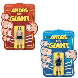 WWE - Andre the Giant Reaction 3 3/4" Action Figures Set of 2 pieces by Super 7