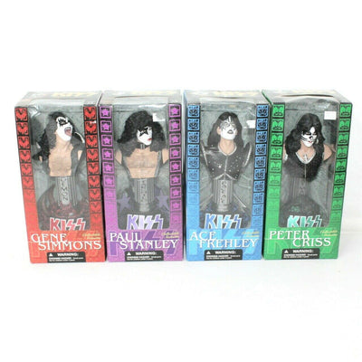 KISS Band- Complete set of 4 pieces Bust Statuette Set