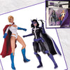 DC Collectibles - New 52: Juego de figuras de acción de 2 paquetes de PowerGirl y Huntress 