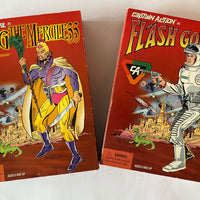 Captain Action - Flash Gordon &amp; Ming juego de 2 figuras de acción de Playing Mantis-Hasbro