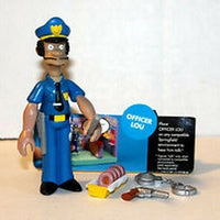 Simpsons - Oficial Lou SERIE 7 Figura por Playmates Toys