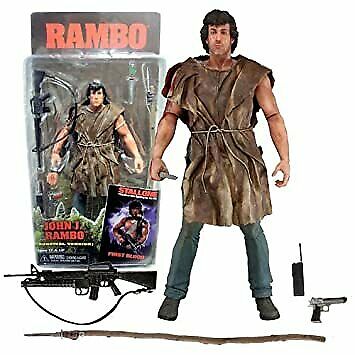 First Blood - Figura de acción de supervivencia Rambo de NECA