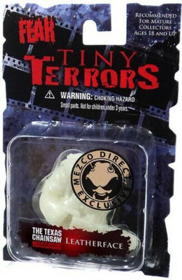 Texas Chainsaw Massacre - Cinema of Fear Tiny Terrors LEATHERFACE Glow in the Dark Mini Figura de Mezco Toyz 