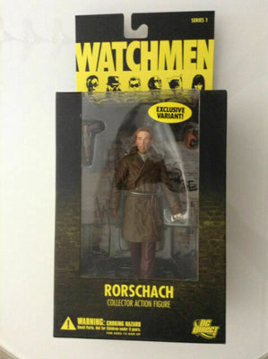 Watchmen - Rorschach (Unmasked Variant) Action Figure by Diamond Select