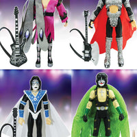 KISS Band- DYNASTY 3 3/4-Inch Action Figures Series 2 Complete Set of 4 Action Figures