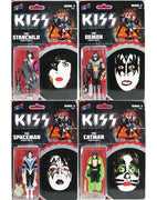 KISS Band- DYNASTY 3 3/4-Inch Action Figures Series 2 Complete Set of 4 Action Figures