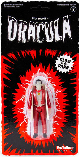 super7 universal monsters Universal Monsters Dracula Glow in the Dark ReAction Figure