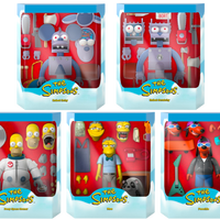 Simpsons - ULTIMATES! Wave 1 Set of 5 Action Figures by Super 7
