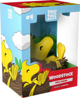 Peanuts - Figura de vinilo en caja de Woodstock de YouTooz Collectibles