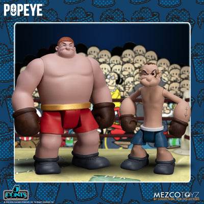 POPEYE - Caja de figuras de acción de lujo de 5 puntos de Mezco Toyz
