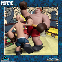POPEYE - Caja de figuras de acción de lujo de 5 puntos de Mezco Toyz
