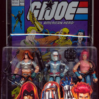 G.I. Joe - A Real American Hero Comic Book #74 3-pack set of 3 3/4 " Action Figures